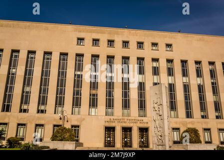 E. Barrett Prettyman Tribunale degli Stati Uniti, Washington, D.C., USA Foto Stock