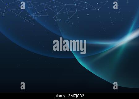 Background vettoriale della tecnologia futuristica digitale Illustrazione Vettoriale