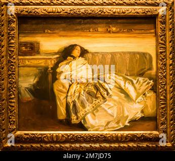 Mostra 'Sargent and Spain', John Singer Sargent: Nonchaloir (Repose), 1911, National Gallery of Art, Washington, D.C., USA Foto Stock