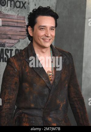 Los Angeles, California, USA 9th Gennaio 2023 l'attore Gabriel Luna partecipa alla prima "The Last of US" di HBO al Regency Village Theatre il 9 Gennaio 2023 a Los Angeles, California, USA. Foto di Barry King/Alamy Live News Foto Stock