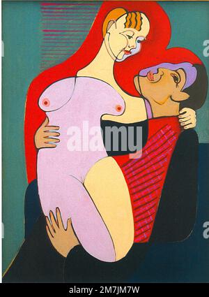 Ernst Ludwig Kirchner - grandi amanti - 1930 - MR. E Miss Hobus Foto Stock