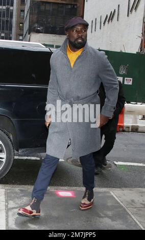 New York, Stati Uniti. 09th Jan, 2023. 09 gennaio 2023 Mike Colter on Today Show per parlare del nuovo aereo cinematografico a New York. Gennaio 09 2023 credito: RW/MediaPunch credito: MediaPunch Inc/Alamy Live News Foto Stock