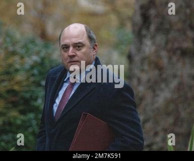 Londra, Regno Unito. 10th Jan, 2023. Ben Wallace, Segretario alla Difesa, ad una riunione del gabinetto al 10 di Downing Street Londra. Credit: Ian Davidson/Alamy Live News Foto Stock