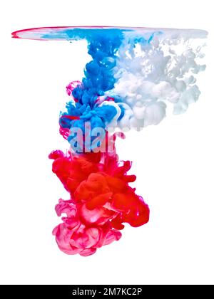 verniciare in liquido di colore acqua Foto Stock