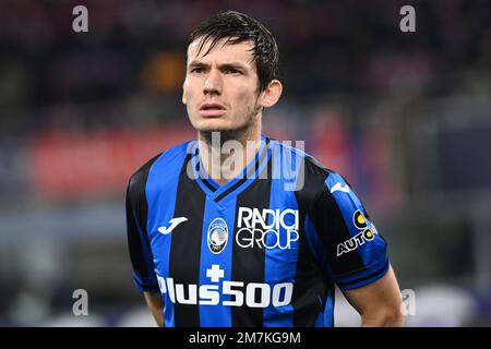 Bologna, Italia. 09th Jan, 2023. Marten De Roon (Atalanta) ritratto durante il Bologna FC vs Atalanta BC, calcio italiano Serie A match in Bologna, Italia, Gennaio 09 2023 Credit: Independent Photo Agency/Alamy Live News Foto Stock