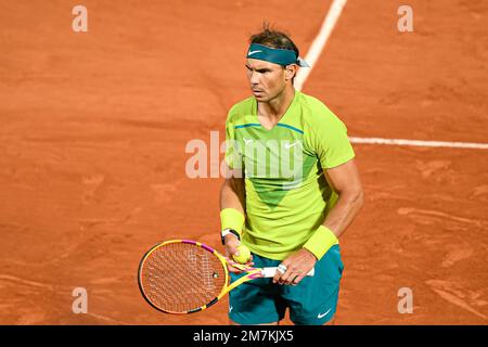 Tennista professionista spagnolo Rafael Nadal in occasione del torneo di tennis Roland-Garros 2022 del 31 maggio 2022 Foto Stock