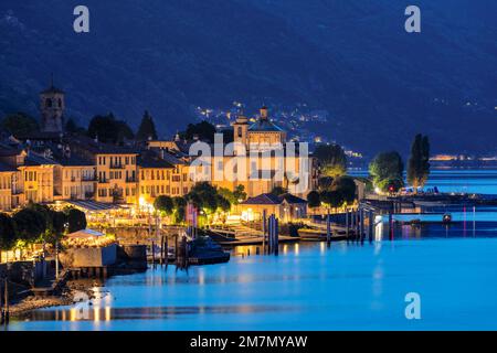 Cannobio sul Lago Maggiore, Piemonte, Italia Foto Stock