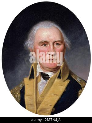 Daniel Morgan. Ritratto del soldato americano e politico della Virginia, Daniel Morgan (1735/1736-1802) di Charles Willson Peale, olio su tela, 1794 Foto Stock