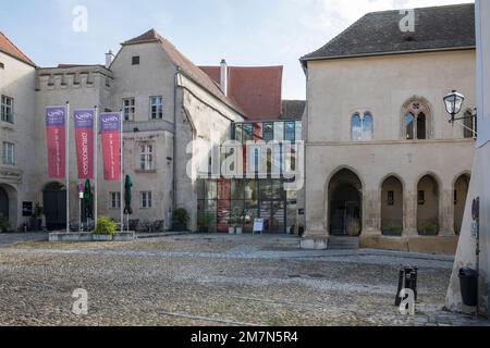 Gozzoburg, Krems sul Danubio, Wachau, bassa Austria, Austria Foto Stock