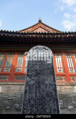 Beilin Museum, Faerest of Steles, Stele Museum, Xian, Provincia di Shaanxi, Cina Headline: Beilin Museum, Foerest of Steles, Stele Museum, Xian, Shaanxi P Foto Stock