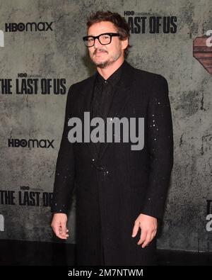 9 gennaio 2023 - Los Angeles, California - Pedro Pascal. La prima di The Last of Us di HBO al Regency Westwood Village Theatre. Foto Stock