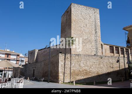 Castello morale di Lucena, oggi sede del Museo Archeologico-Etnologico di Lucena, Sierras Subbeticas, Cordoba, Spagna Foto Stock