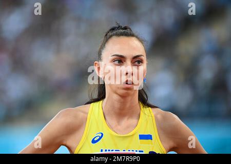 Iryna Herashchenko (Ucraina). Donne High Jump. Campionato europeo di Monaco 2022 Foto Stock