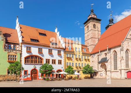 Stadtkirche St.Georg am Altmarkt, Schmalkalden, Foresta della Turingia, Turingia, Germania, Schmalkalden, Turingia, Germania Foto Stock