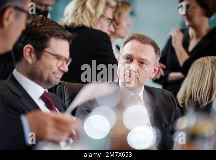 Berlino, Germania. 11th Jan, 2023. Christian Lindner (FDP), Ministro federale delle finanze, partecipa alla riunione del Gabinetto federale alla Cancelleria federale. Credit: dpa Picture Alliance/Alamy Live News Foto Stock