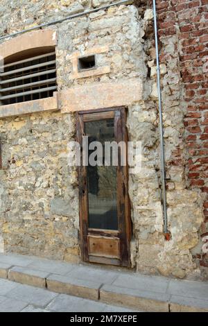 Cairo Saladin Museo della prigione della Cittadella, attuali celle di prigione che erano in uso dai tempi antichi della storia fino al 20th ° secolo, trovato accanto al nati Foto Stock