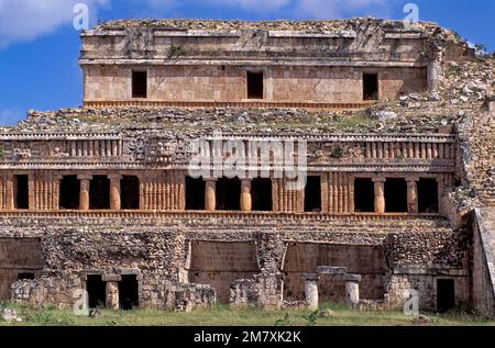 Nord America, Messico, Yucatan, Maya Site, Archeological Site, Sayil Foto Stock