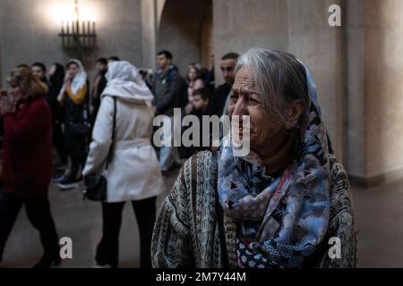 Chris Huby / le Pictorium - Armenia - ricostruzione dopo la guerra - 13/11/2022 - Armenia / Erevan / Erevan - Armenia - Yerevan / Domenica mattina, t Foto Stock