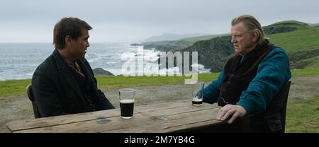 The Banshees of Inisherin Colin Farrell & Brendan Gleeson Foto Stock