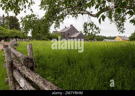 MOREHOUSE FARM, re Landing, storico villaggio anglofoni, il principe William parrocchia, Fredericton, New Brunswick, Canada, AMERICA DEL NORD Foto Stock