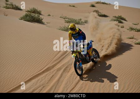 Shaybah, Arabia Saudita - 11 gennaio 2023, 12 MICHEK Martin (cze), Orion - Moto Racing Group, KTM, Moto, azione durante la fase 10 della Dakar 2023 tra Haradh e Shaybah, il 11 gennaio 2023 a Shaybah, Arabia Saudita - Foto Gigi Soldano / DPPI Foto Stock