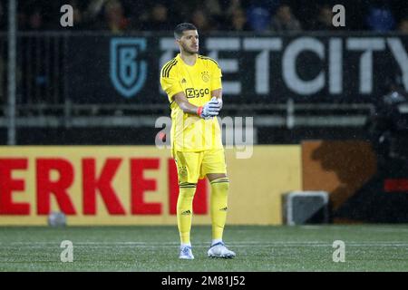 DEN BOSCH - portiere di Ajax Geronimo Rulli durante il 2nd° round della Toto KNVB Cup tra il FC Den Bosch e l'Ajax allo Stadion De Vliert il 11 gennaio 2023 a Den Bosch, Paesi Bassi. ANP BART STOUTJESDYK Foto Stock