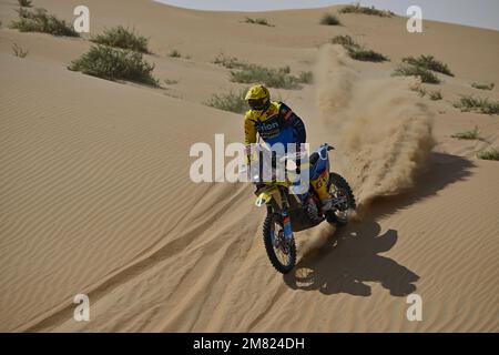 12 MICHEK Martin (cze), Orion - Moto Racing Group, KTM, Moto, azione durante la fase 10 della Dakar 2023 tra Haradh e Shaybah, il 11 gennaio 2023 a Shaybah, Arabia Saudita - Foto: Gigi Soldano /DPPI/LiveMedia Foto Stock