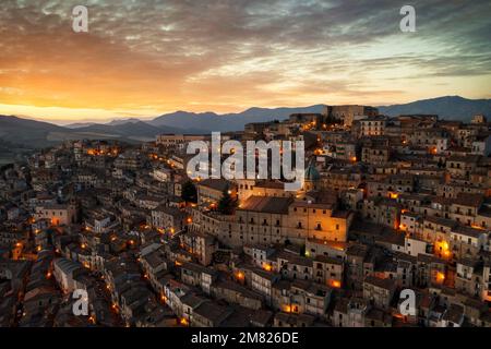 Gangi in Sicilia, Italia scattata nell'estate 2022 Foto Stock