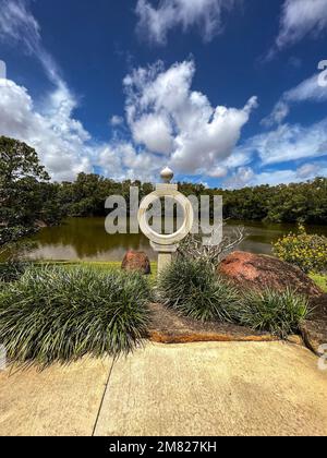 Sapienza Ring nel Museo Morikami e Giardini Giapponesi Foto Stock