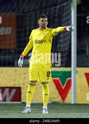 DEN BOSCH - portiere di Ajax Geronimo Rulli durante il 2nd° round della Toto KNVB Cup tra il FC Den Bosch e l'Ajax allo Stadion De Vliert il 11 gennaio 2023 a Den Bosch, Paesi Bassi. ANP BART STOUTJESDYK Foto Stock