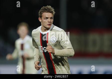 DEN BOSCH - Christian Rasmussen di Ajax durante il 2nd° round della Toto KNVB Cup tra FC Den Bosch e Ajax allo Stadion De Vliert il 11 gennaio 2023 a Den Bosch, Paesi Bassi. ANP BART STOUTJESDYK Foto Stock