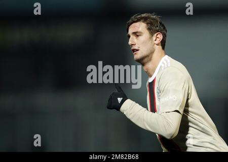 DEN BOSCH - Lorenzo Lucca di Ajax durante il 2nd° round della Toto KNVB Cup tra FC Den Bosch e Ajax allo Stadion De Vliert il 11 gennaio 2023 a Den Bosch, Paesi Bassi. ANP BART STOUTJESDYK Foto Stock