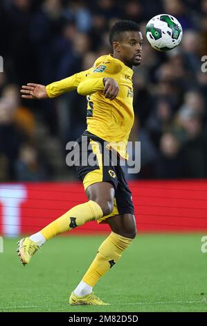 Nottingham, Inghilterra, 11th gennaio 2023. Nelson Semedo di Wolverhampton Wanderers durante la partita della Carabao Cup al City Ground, Nottingham. L'immagine di credito dovrebbe essere: Darren Staples / Sportimage Foto Stock