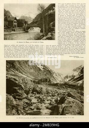 LA ROUTE DE BÉRARDE , PAR HENRY BORDEAUX.PAGE 6,1929 Foto Stock