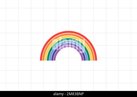 Rainbow LGBTQ sfondo vettore orgoglio Illustrazione Vettoriale