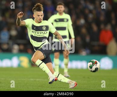 Southampton, Inghilterra, 11th gennaio 2023. Kalvin Phillips di Manchester City durante la partita della Carabao Cup al St Mary's Stadium, Southampton. L'accreditamento dell'immagine dovrebbe leggere: Paul Terry / Sportimage Foto Stock