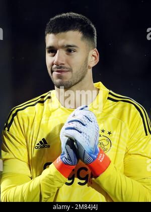 DEN BOSCH - portiere di Ajax Geronimo Rulli durante il 2nd° round della Toto KNVB Cup tra il FC Den Bosch e l'Ajax allo Stadion De Vliert il 11 gennaio 2023 a Den Bosch, Paesi Bassi. ANP BART STOUTJESDYK Foto Stock