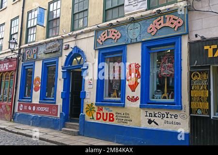 Flip & Helter Skelter, negozio InkSpYre, 4 Fownes Street Upper, Temple Bar, Dublin 2, Eire, Irlanda, D02 Y798 Foto Stock