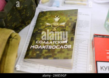 Parole di preghiera dei militari russi, che sono state raccolte durante le operazioni militari e presentate in un briefing dei rappresentanti delle forze di sicurezza e di difesa dell'Ucraina per quanto riguarda le informazioni operative sul fronte della guerra russo-Ucraina. Il comando delle forze armate della Federazione russa continua ad aumentare il raggruppamento combinato di truppe sul territorio ucraino: Sposta la mobilitazione dai campi di addestramento della Bielorussia e della Russia alla zona delle ostilità e delle zone di confine. Il Vice Ministro della Difesa dell'Ucraina Hanna Malyar lo ha dichiarato in un briefing di rappresentanza Foto Stock