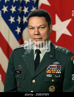 Tenente generale Colin L. Powell, USA (scoperto). Paese: Sconosciuto Foto Stock