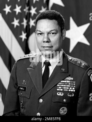 Tenente generale Colin L. Powell, USA (scoperto). Paese: Sconosciuto Foto Stock