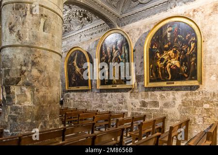 DIPINTO DI RUBENS, CATTEDRALE DI NOTRE DAME DU PUY, GRASSE, ALPI MARITTIME, PROVENZA ALPI COSTA AZZURRA, (06) Foto Stock