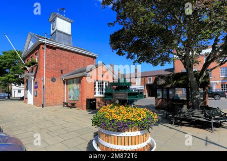 La libreria Potton, Potton town, Bedfordshire County, England, Regno Unito Foto Stock