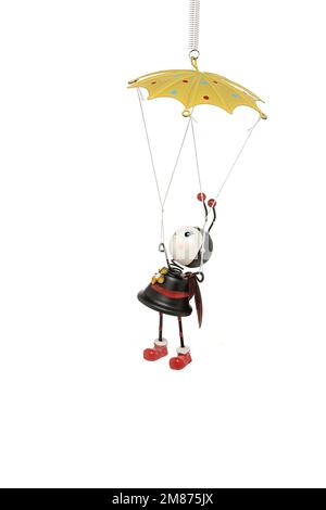 Gadget stringa da appendere con varie figure. Regalo per Natale, Pasqua, San Valentino, Vacanze, inverno, estate, primavera, compleanno Foto Stock