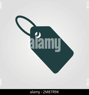 Vettore simbolo icona tag prezzo Illustrazione Vettoriale