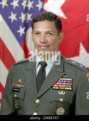 MGEN John H. Stanford, USA (scoperto). Paese: Sconosciuto Foto Stock