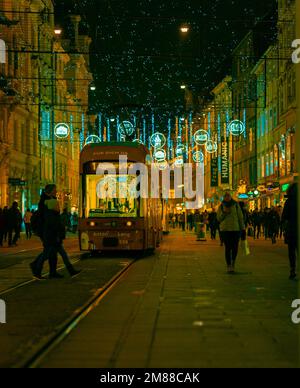 città di notte Foto Stock