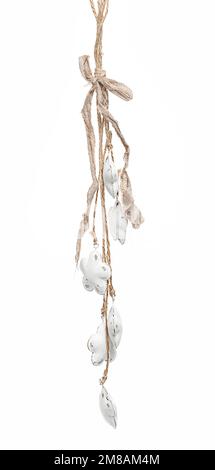 Placca in tessuto, legno, acciaio da appendere con dedizione. Idea regalo, Natale, Pasqua e San Valentino Foto Stock