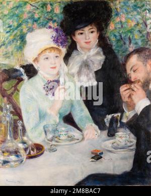 Pierre Auguste Renoir, dopo il pranzo, pittura in olio su tela, 1879 Foto Stock