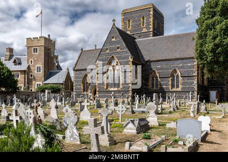 Chiesa di Sant'Agostino, Ramsgate, progettata da Pugin Foto Stock